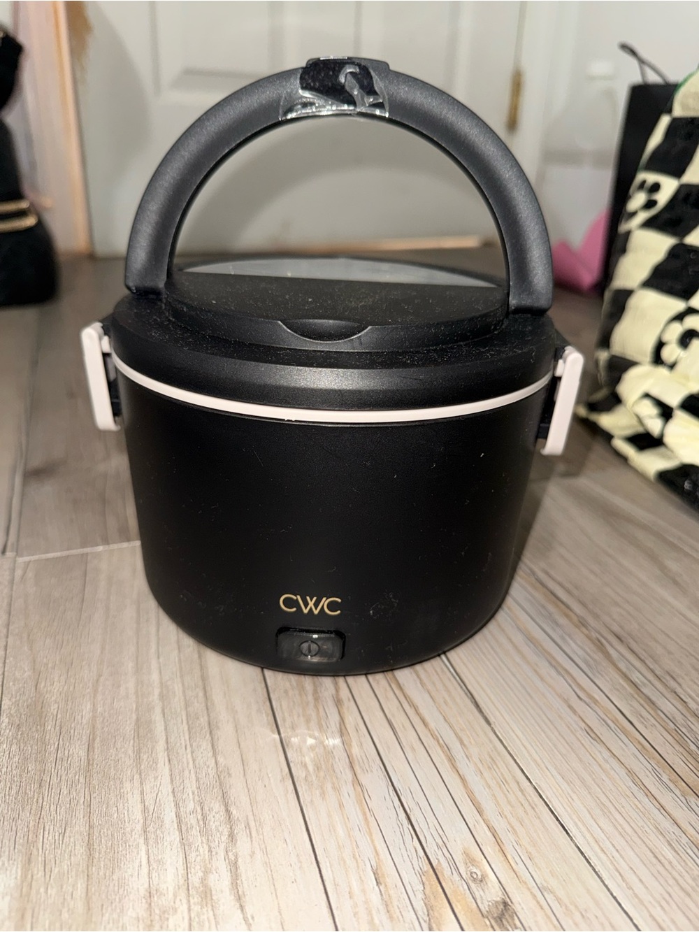 Cook with Color Heated Lunchbox Electric Food Warmer . Round 1.1L Portable